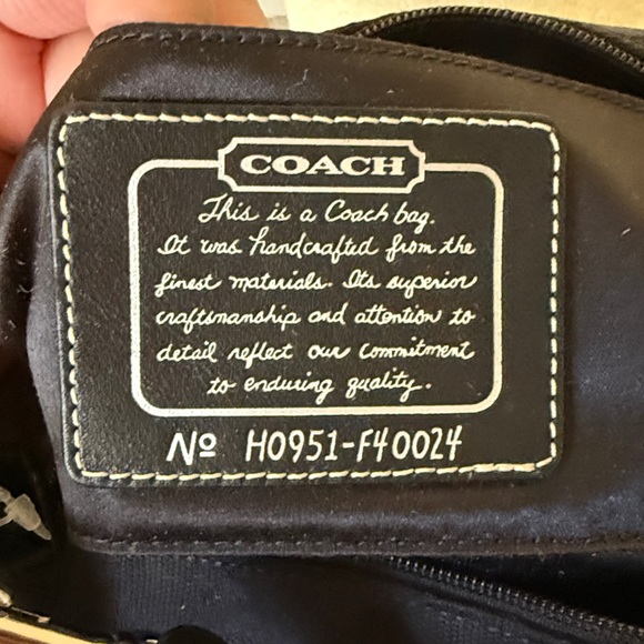 NWOT Vintage Coach top handle signature collection bag - Picture 5 of 7